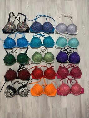 Rhinestone Bikini Top Service Add On